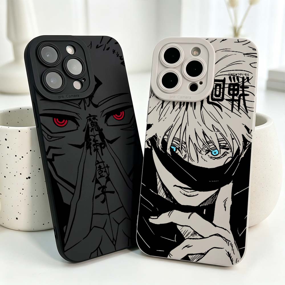 Phone Cases Iphone 16 Pro Max - Anime Jujutsu Kaisen Cool Cover Silicone
