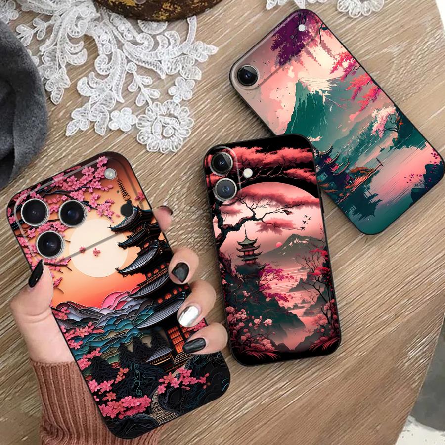 Phone Cases Holder - Aesthetic Mount Fuji Funda Phone Cover