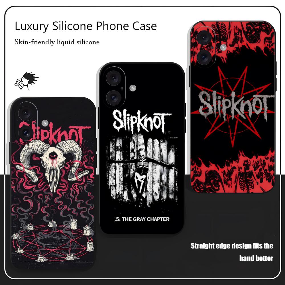 Phone Cases Iphone 16 Pro Max - S-Slipknot Popular Band Phone Case For
