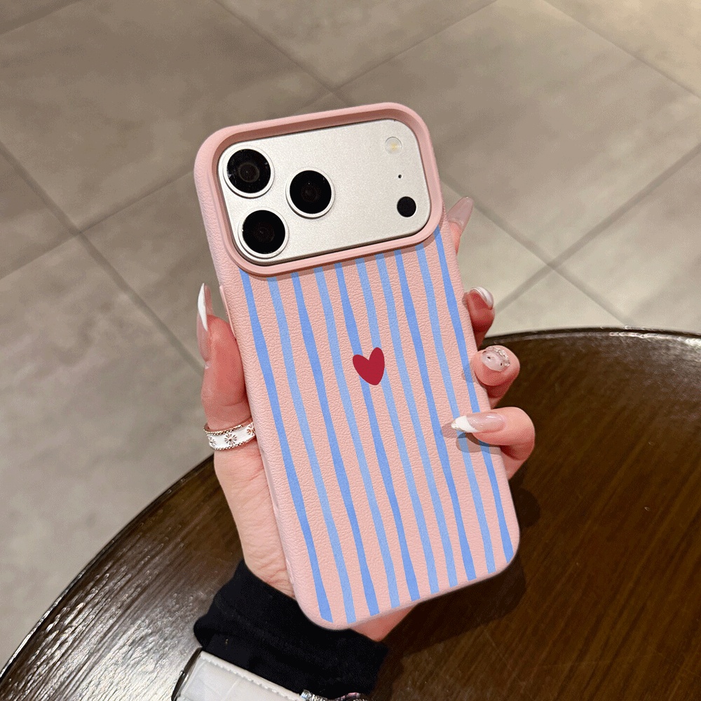 Vertical Stripes Hearts Phone  - Phone Cases Iphone 16 Pro Max review and price