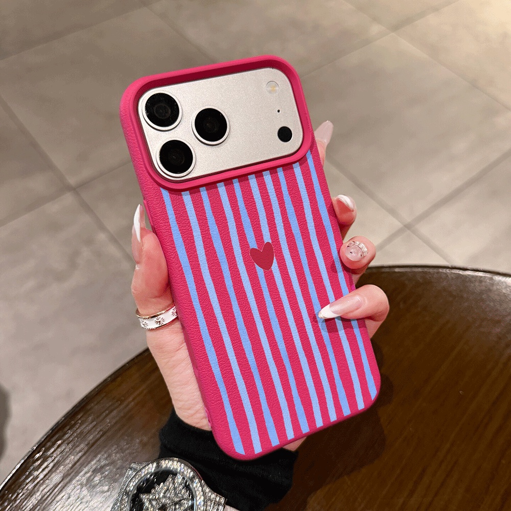 Vertical Stripes Hearts Phone  - Phone Cases Iphone 16 Pro Max review and price