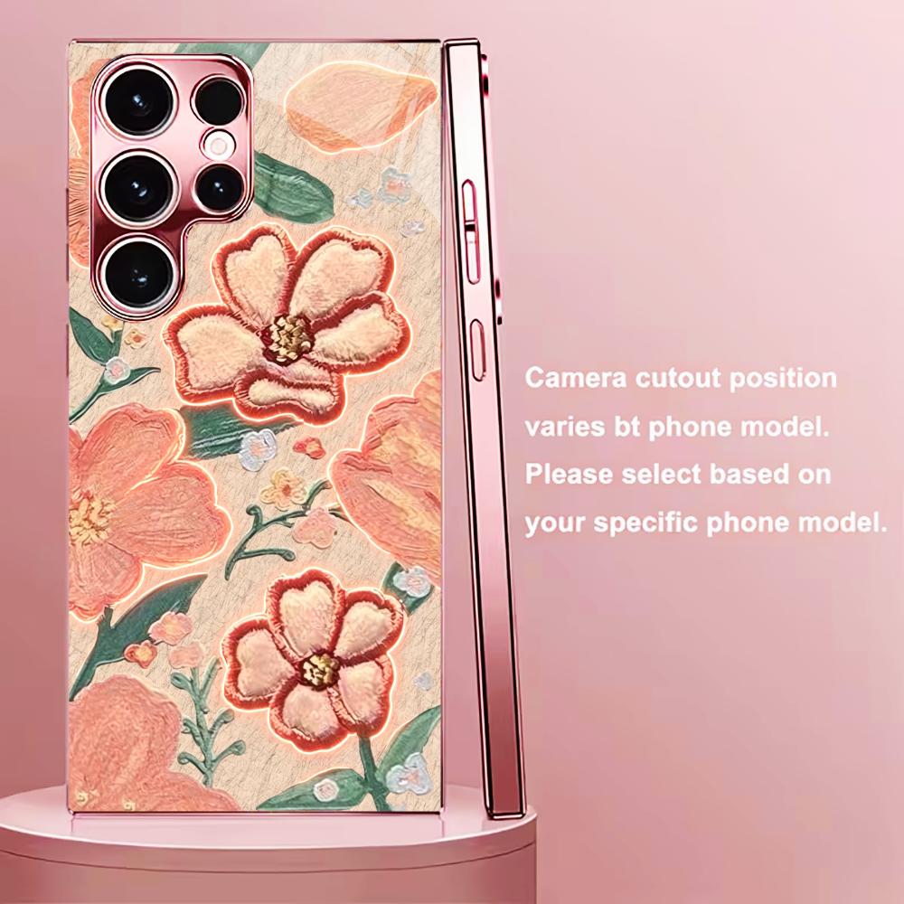 Glowing Peach Flower Fashion p - Phone Cases Quad Lock review and price