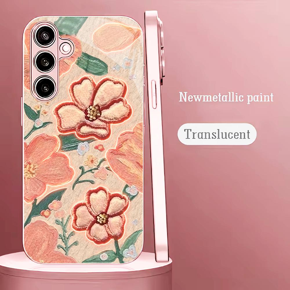 Glowing Peach Flower Fashion p - Phone Cases Quad Lock review and price