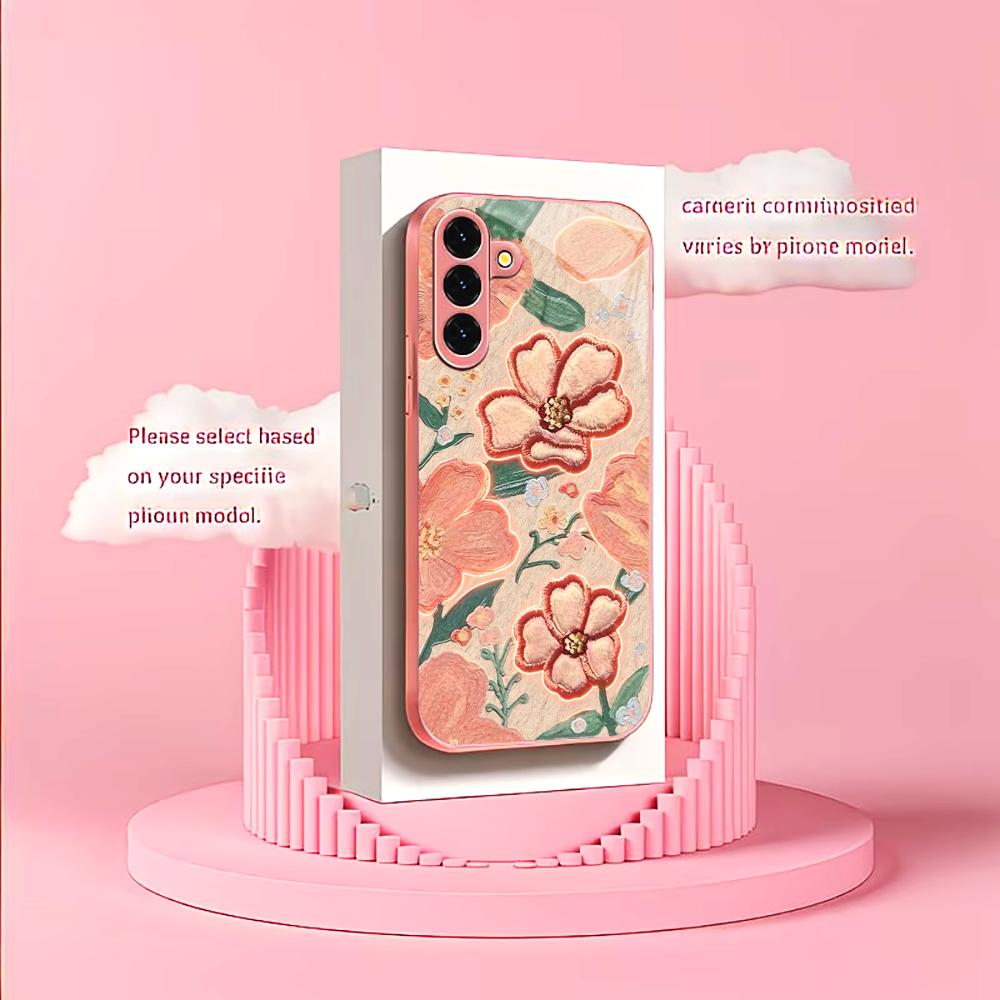 Glowing Peach Flower Fashion p - Phone Cases Quad Lock review and price