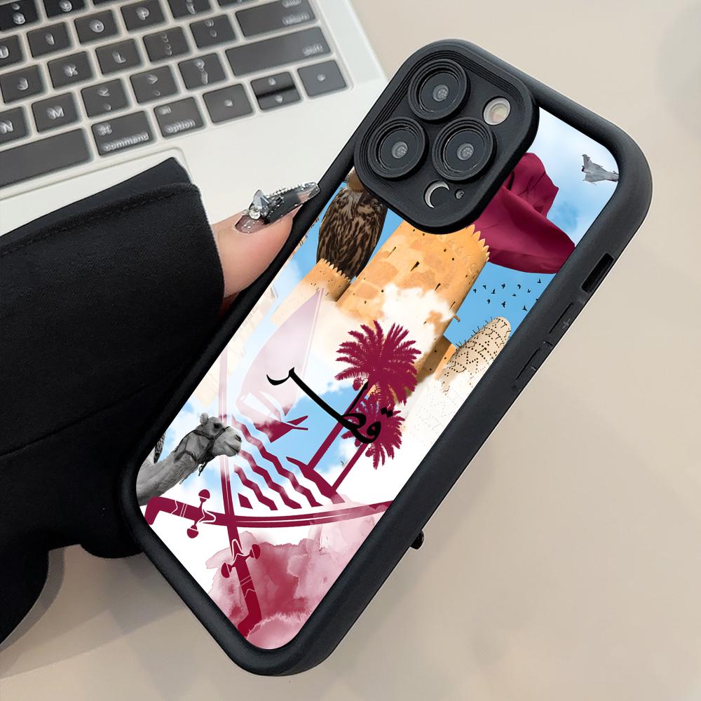 Qatar Flag Thicken TPU Mobile  - Phone Cases Qatar review and price