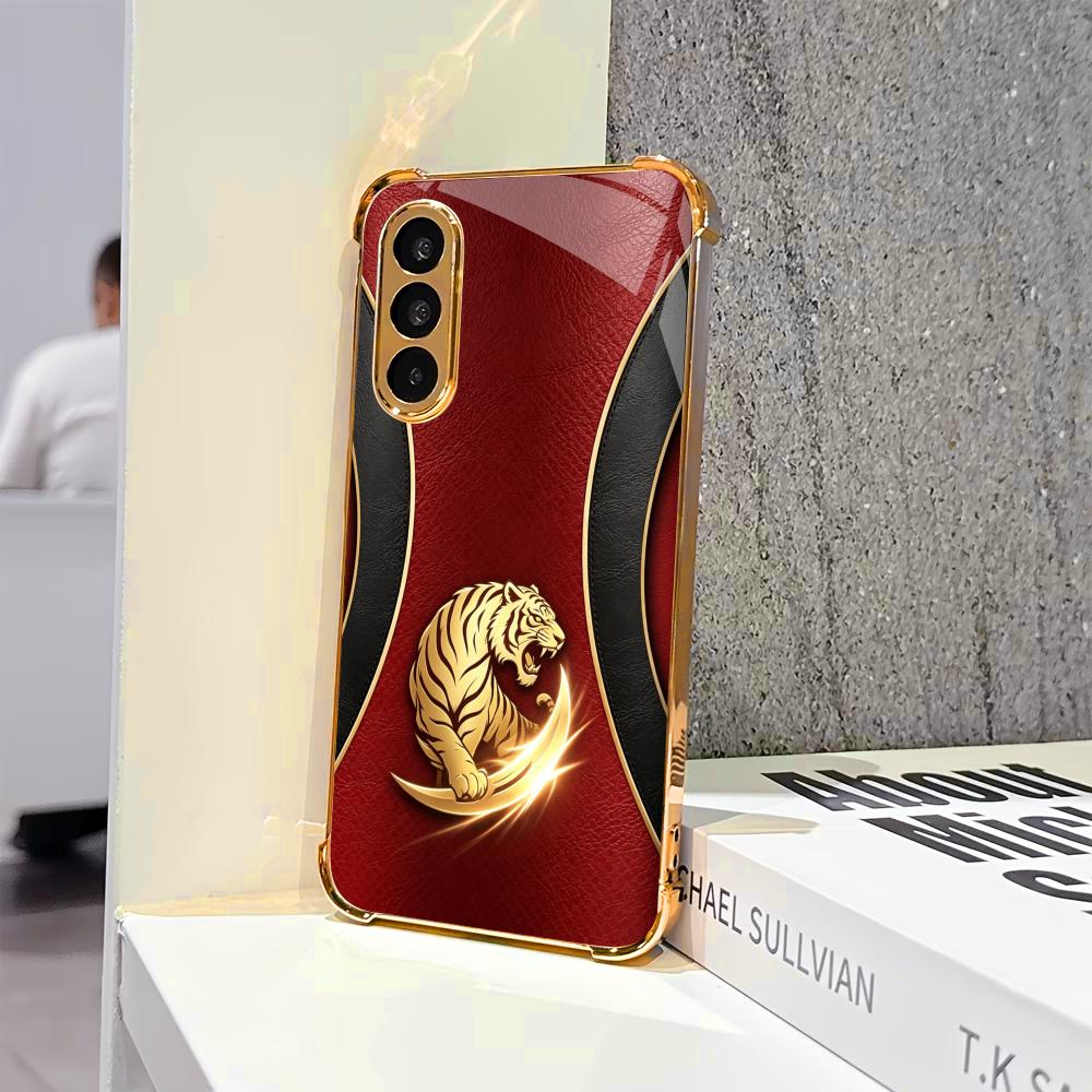 Luxurious Fashion Golden tiger - Phone Cases Quad Lock review and price