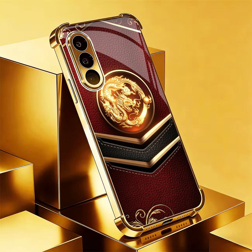 Luxurious dragon pattern phone - Phone Cases Quad Lock review and price