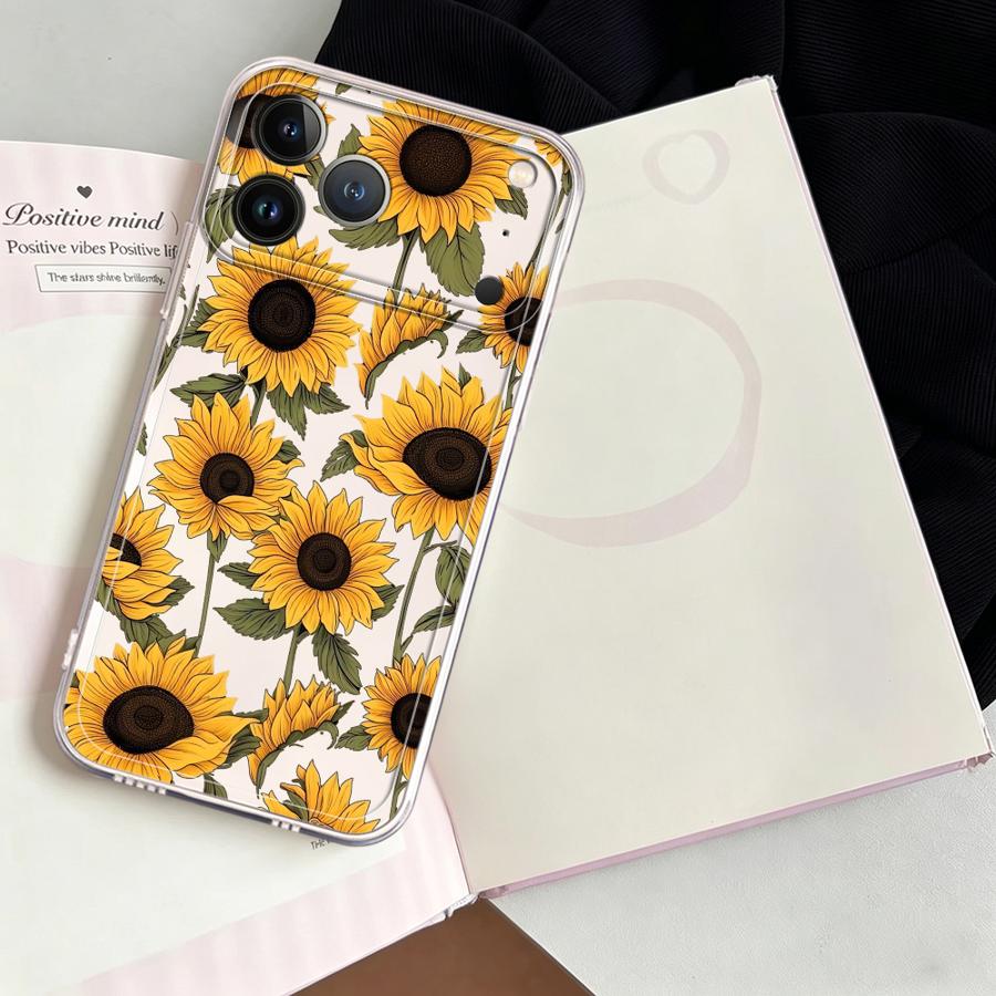 Cute Sunflower Pattern Case fo - Phone Cases Iphone 16 Pro Max review and price