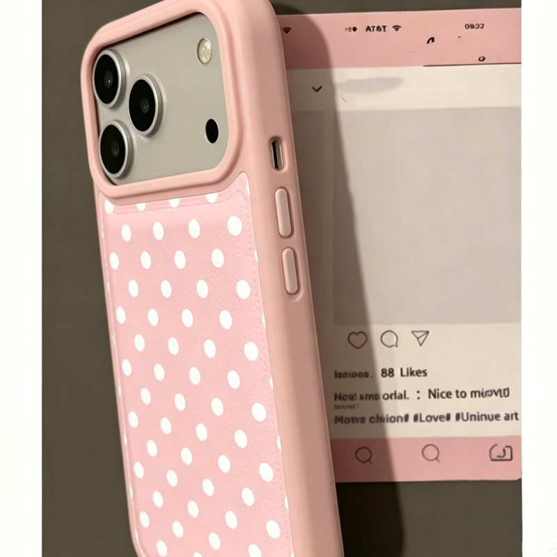 Ins Korean Trendy Cute Pink Po - Phone Cases Korean review and price