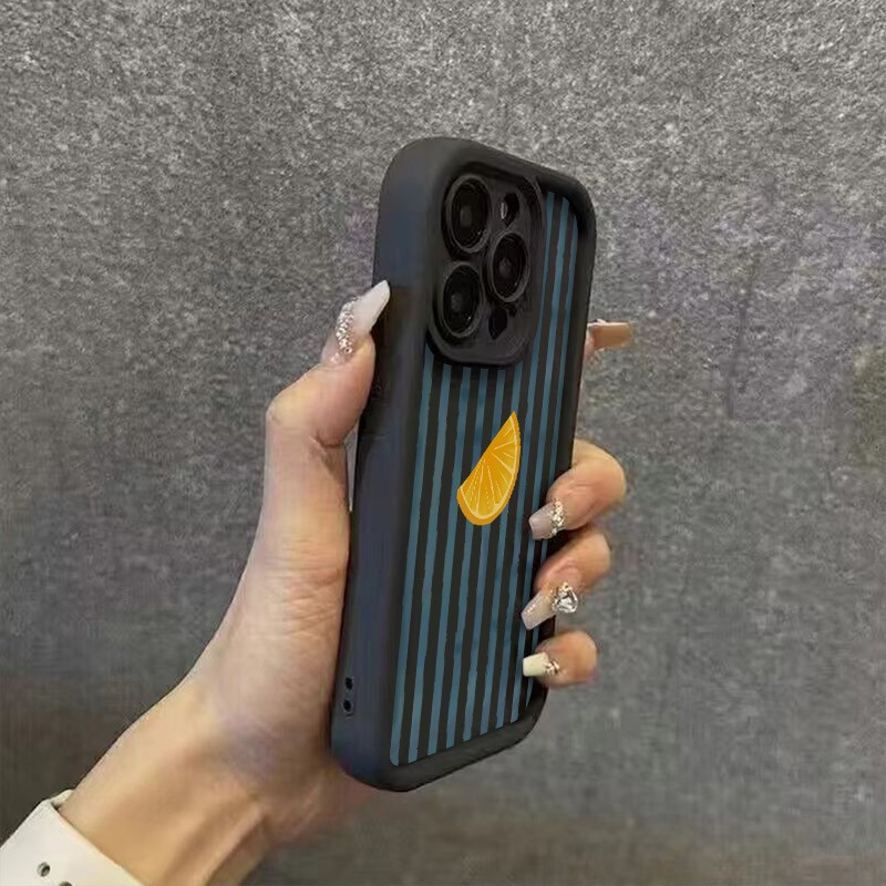 Striped Lemon Slice Pattern Ph - Phone Cases Redmi review and price