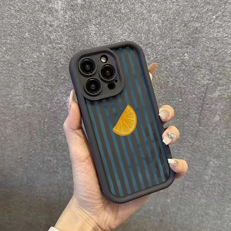 Striped Lemon Slice Pattern Ph - Phone Cases Redmi review and price