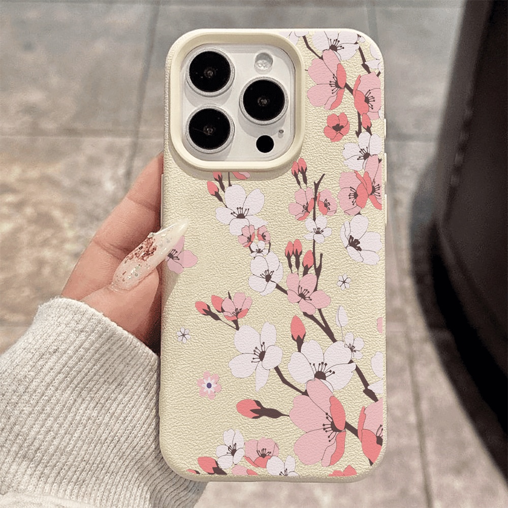 Korean Weeping Cherry Phone Ca - Phone Cases Korea review and price