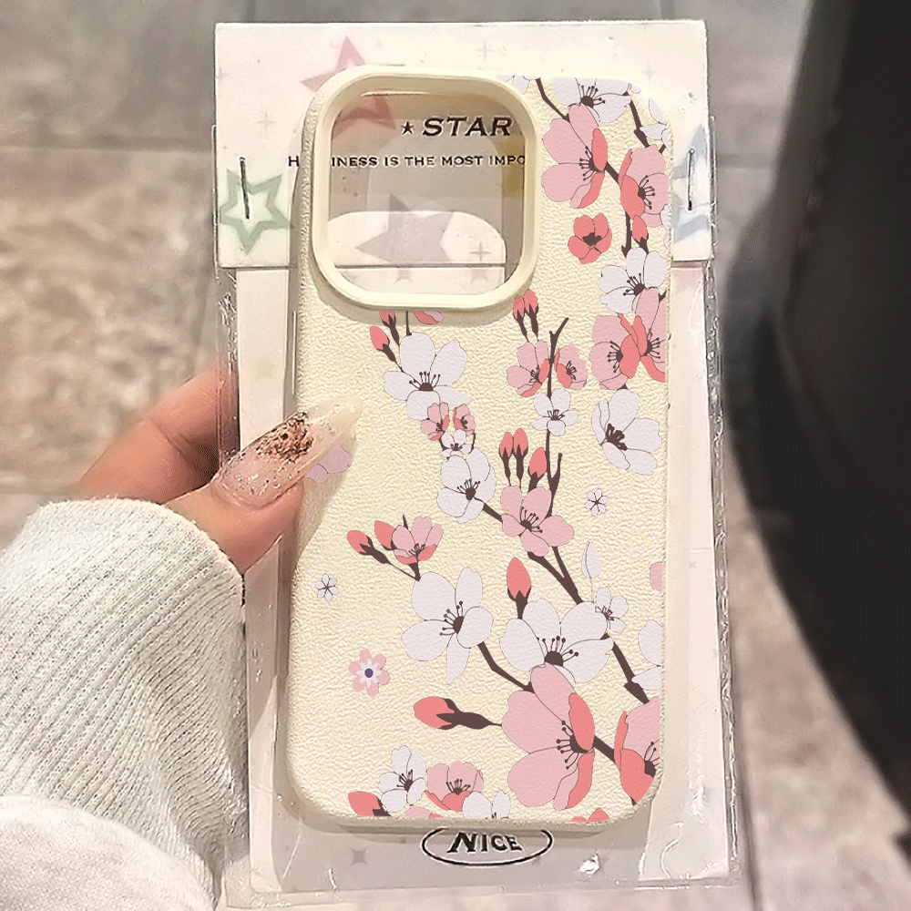 Korean Weeping Cherry Phone Ca - Phone Cases Korea review and price