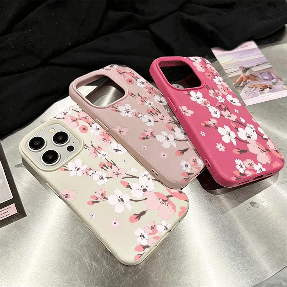 Korean Weeping Cherry Phone Ca - Phone Cases Korea review and price