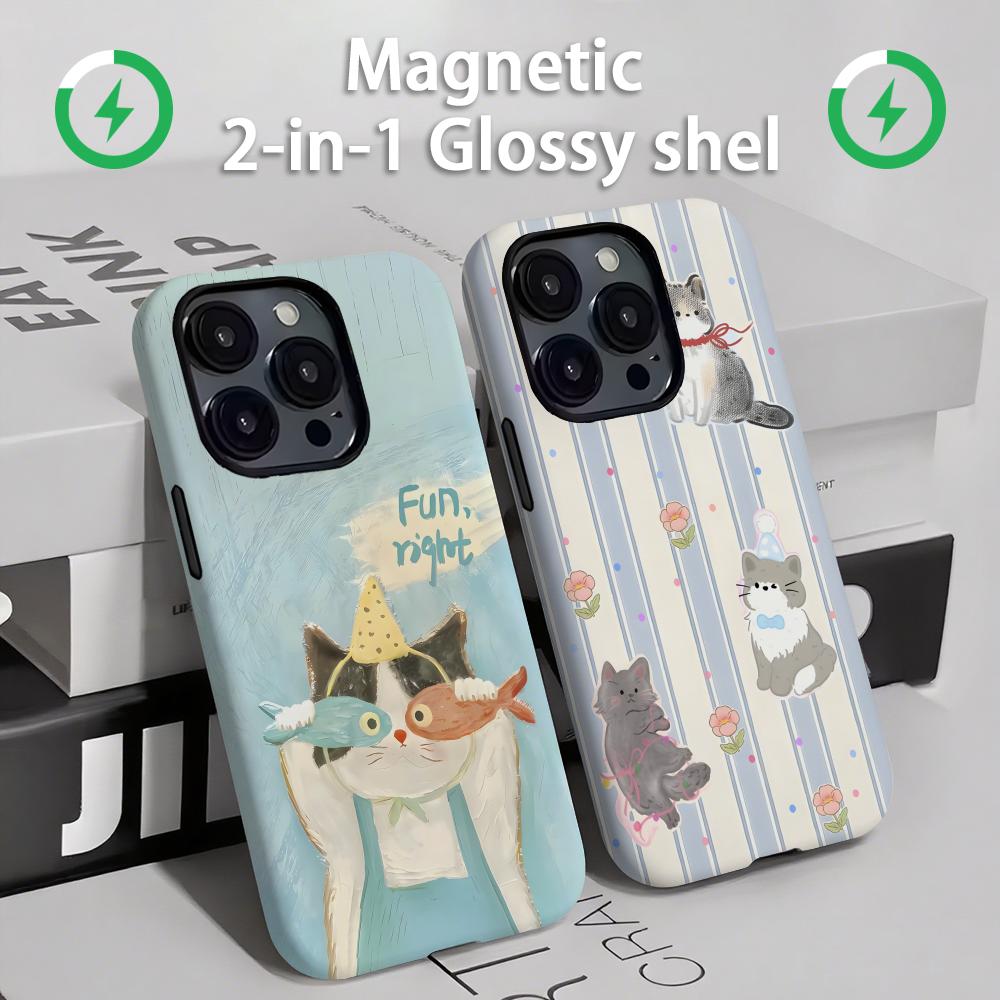 Cute cats and dogs  Phone Case - Phone Cases Iphone 16 Pro Max review and price