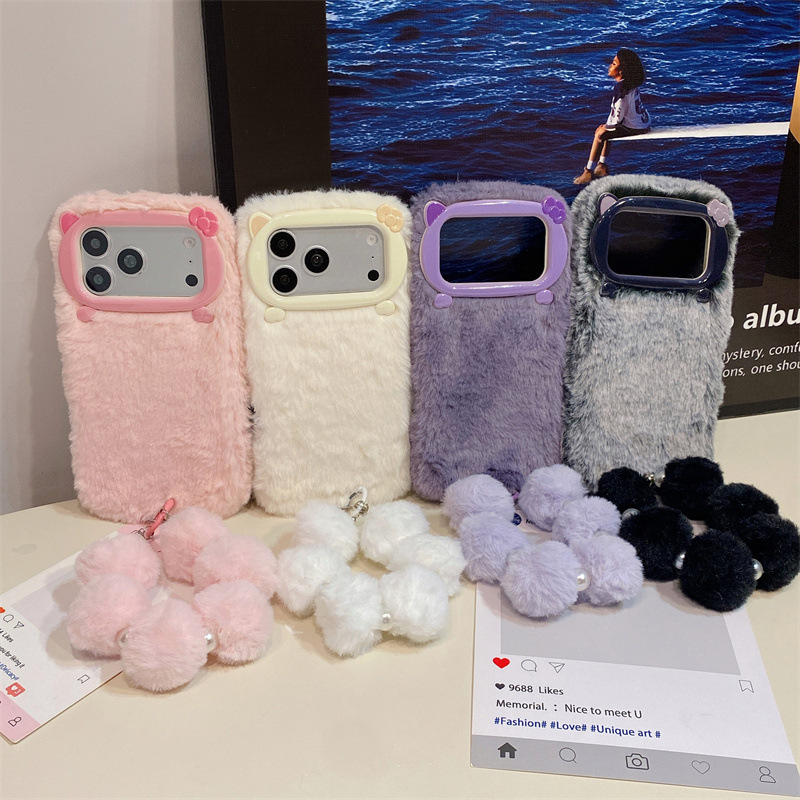 Luxury Solid Colors Furry Plus - Phone Cases Iphone 16 Pro Max review and price