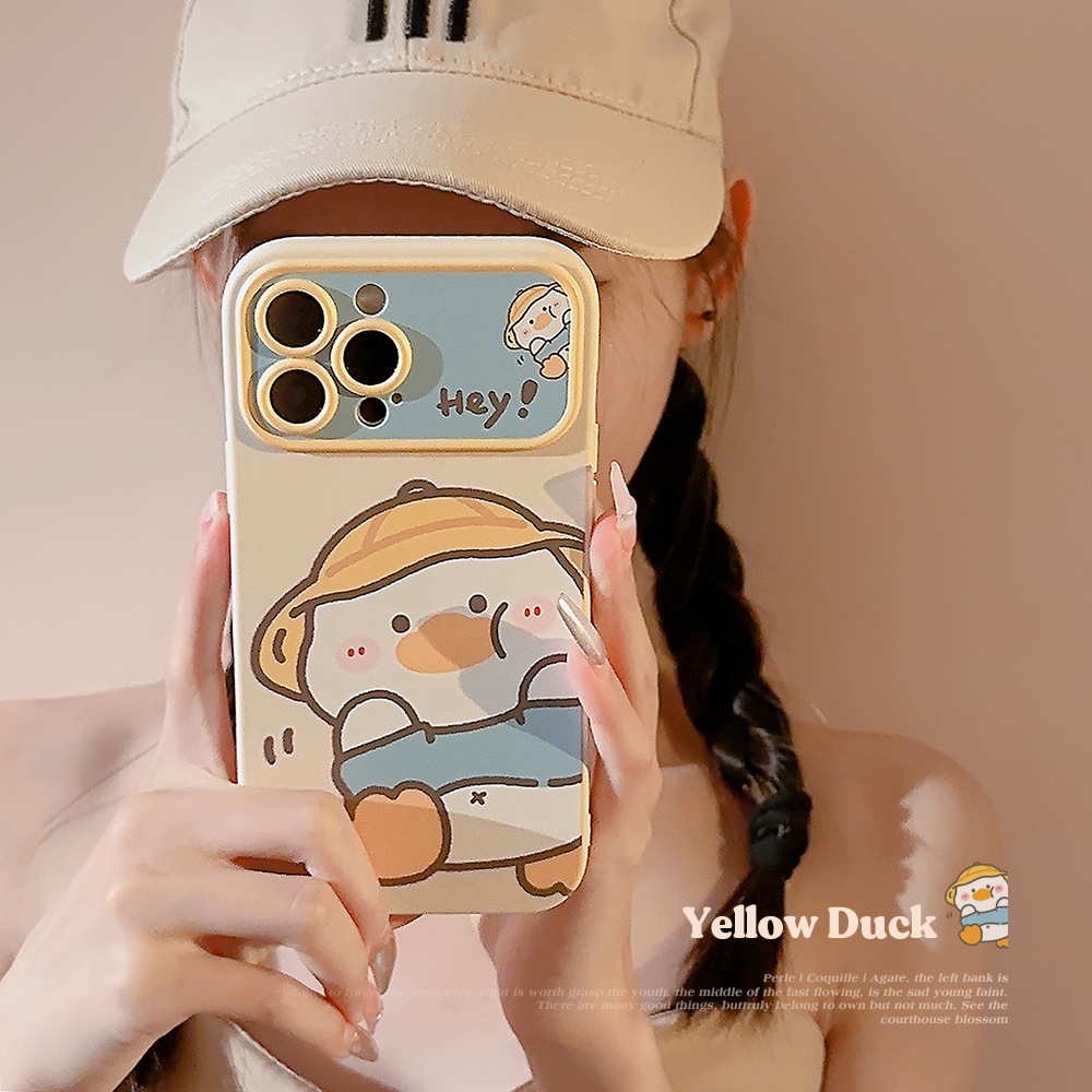 Korean Cartoon Yellow Duck Pho - Phone Cases Korean review and price