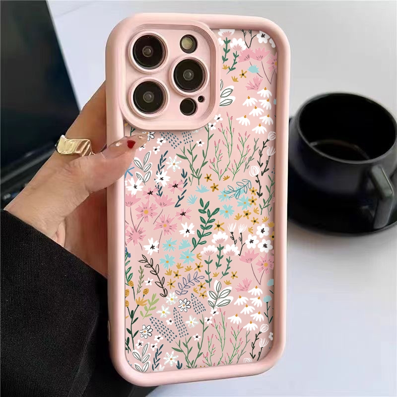 Pink High-bamboo Floral Patter - Phone Cases Redmi review and price