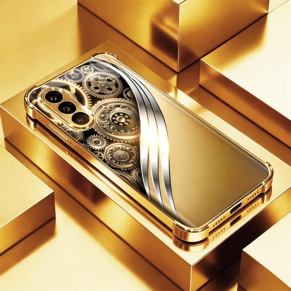 Ornate Vintage Golden Gear pho - Phone Cases Quad Lock review and price