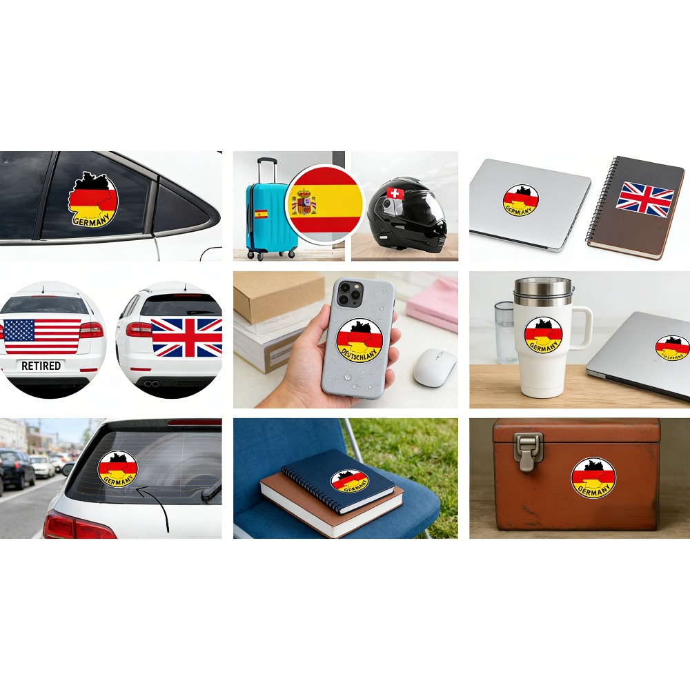 Qatar Flag Oval Sticker Novelt - Phone Cases Qatar review and price