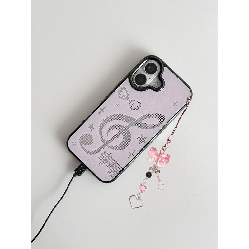 INS Korean Pink Mosaic Music N - Phone Cases Korean review and price