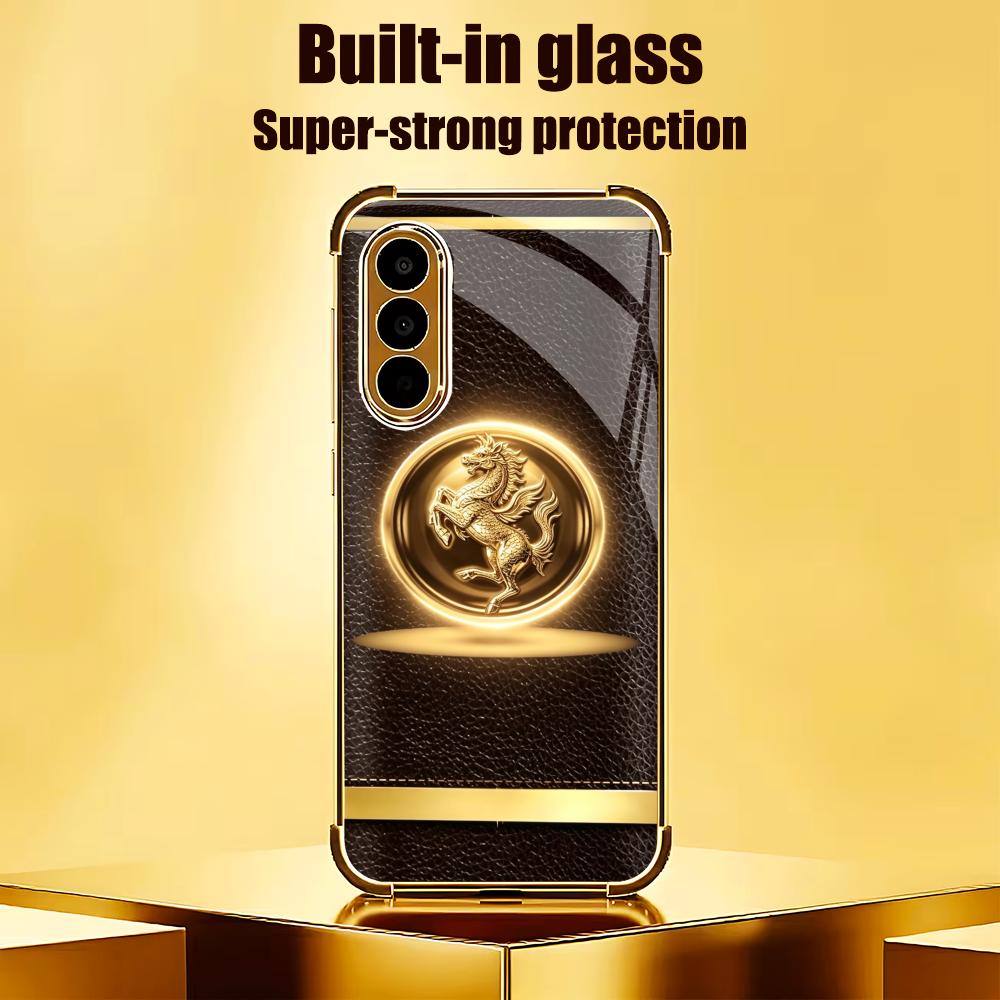 High-end Brown gold horse phon - Phone Cases Quad Lock review and price