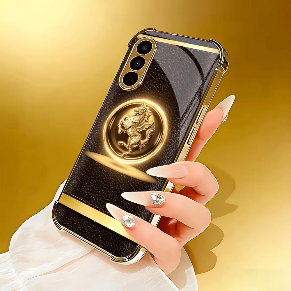 High-end Brown gold horse phon - Phone Cases Quad Lock review and price