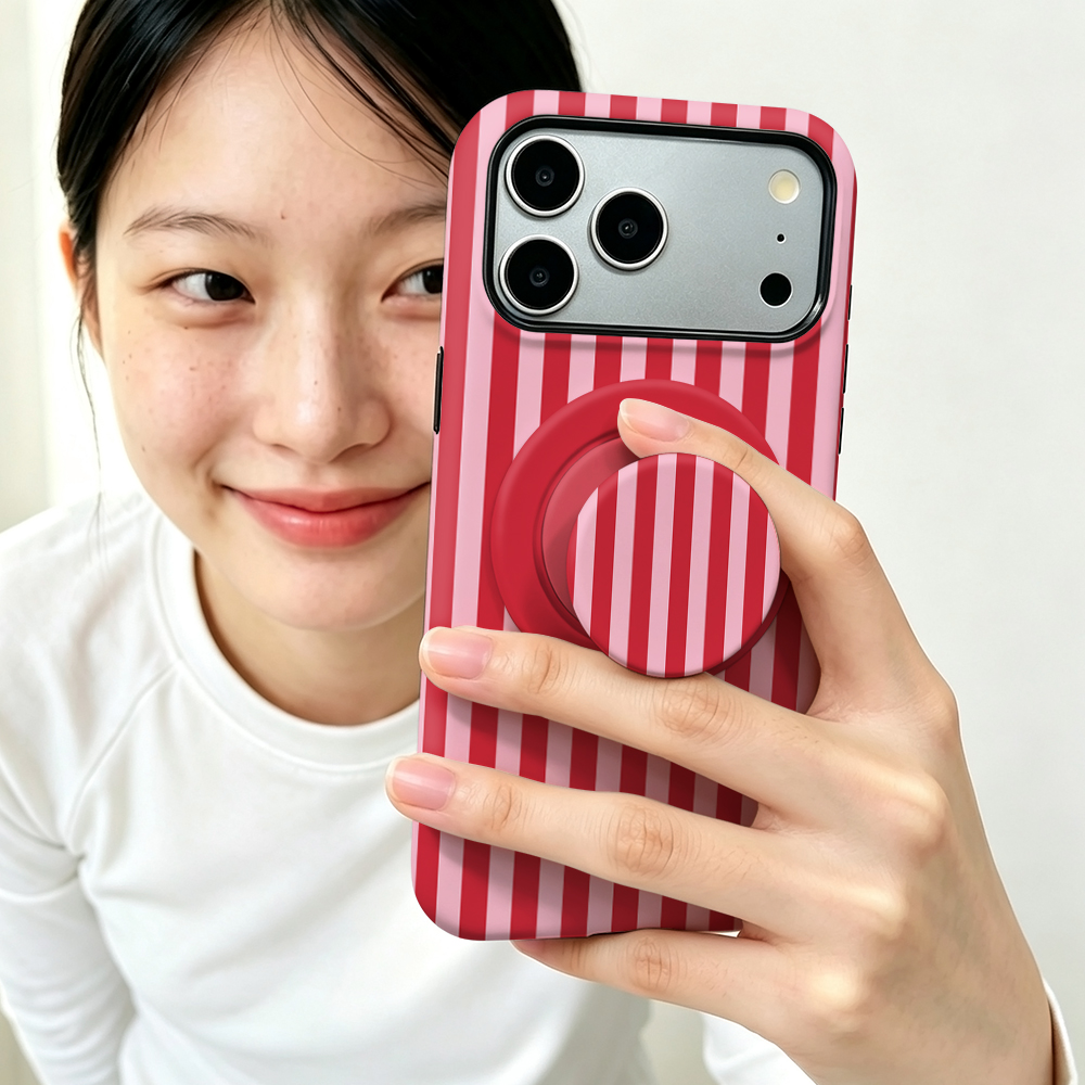 Red Stripe Magnetic Case For i - Phone Cases Holder review and price