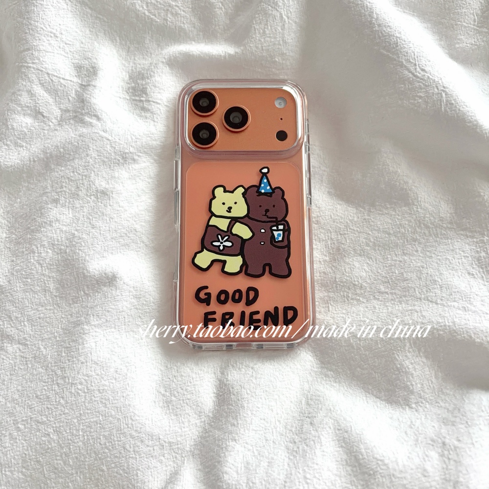 Korean Ins Cute Yellow & Brown - Phone Cases Korea review and price