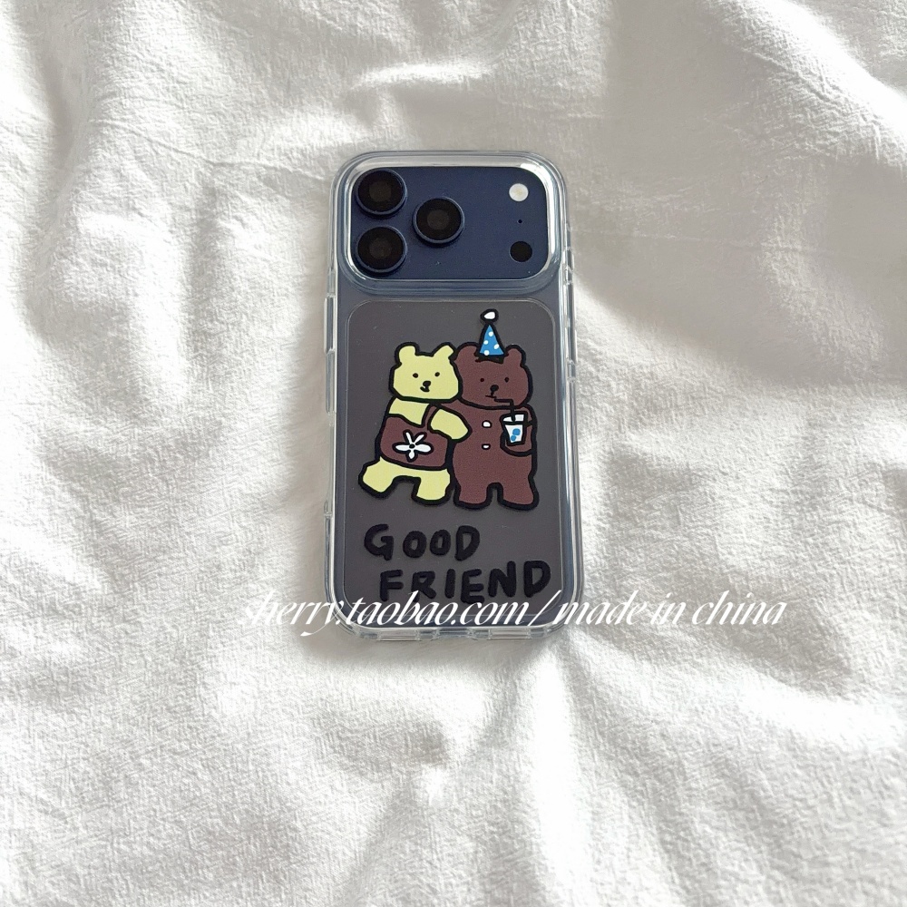 Korean Ins Cute Yellow & Brown - Phone Cases Korea review and price