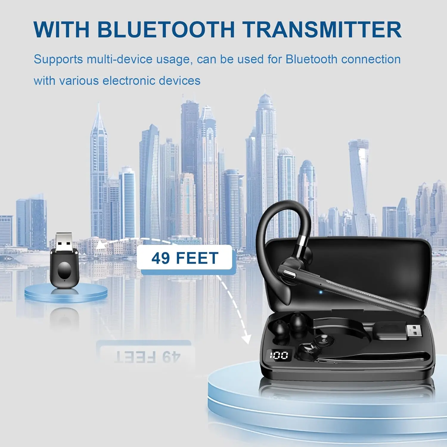 Bluetooth Headset Wireless Hea - Phone Cases Officeworks review and price