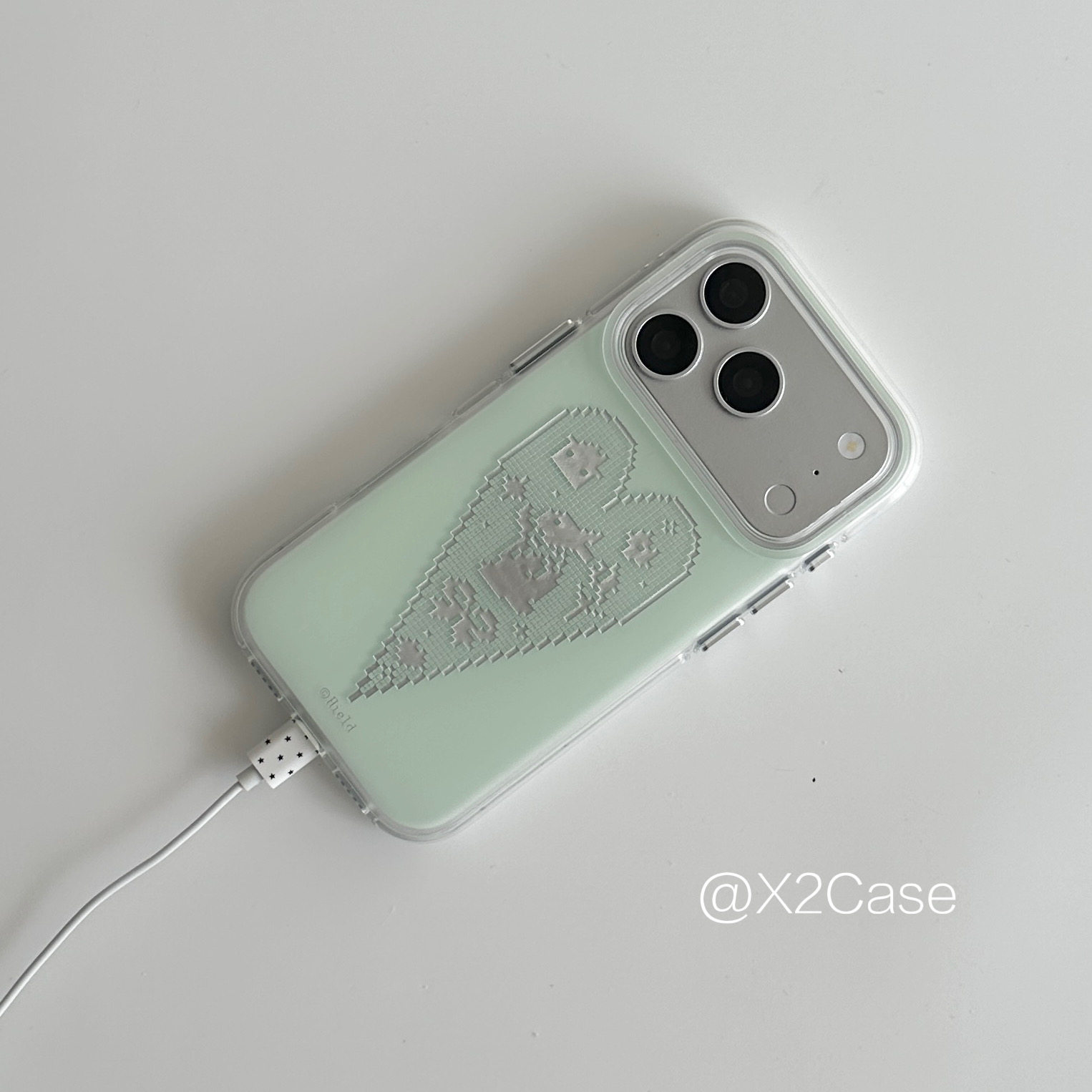 Korean Ins niche green love pi - Phone Cases Korean review and price