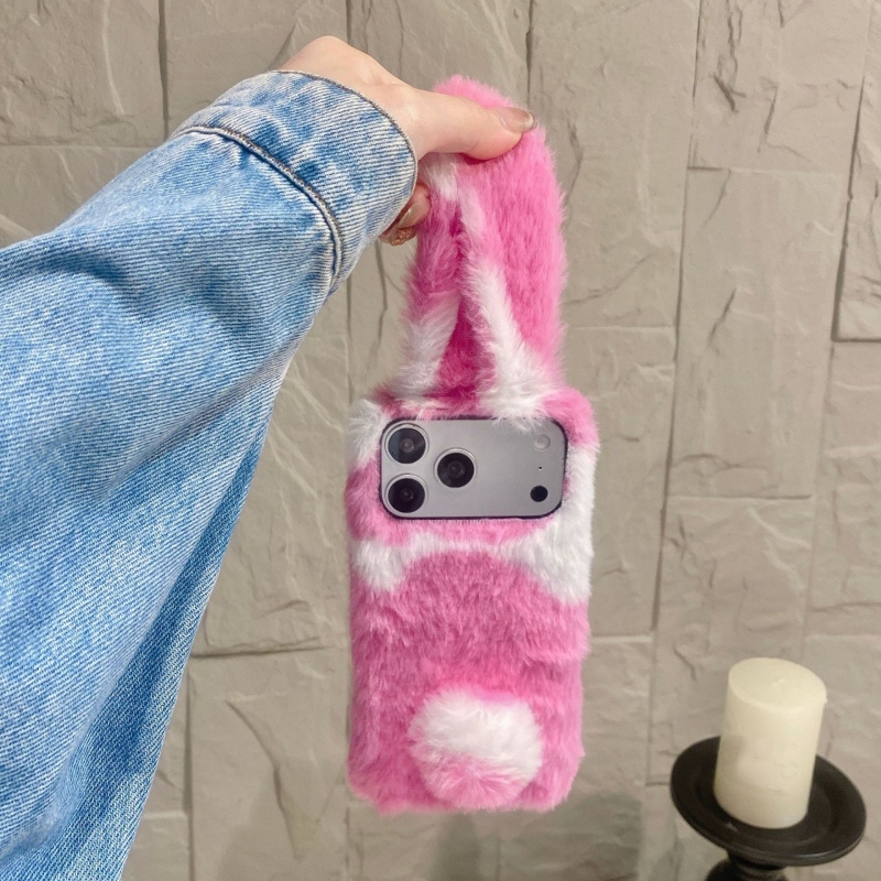 Cute Rabbit Design Fluffy Phon - Phone Cases Iphone 16 Pro Max review and price