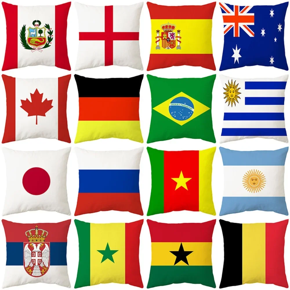 National Flags Printed Pillow  - Phone Cases Qatar review and price