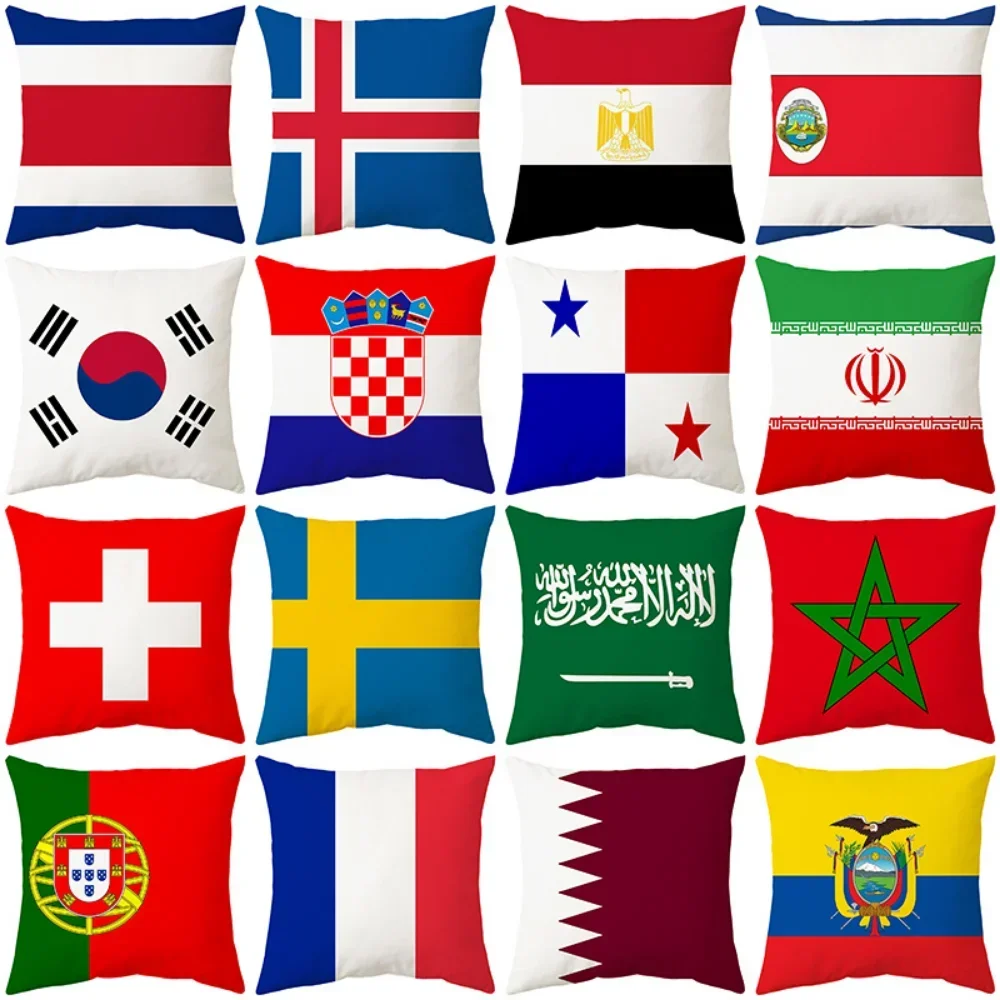 National Flags Printed Pillow  - Phone Cases Qatar review and price