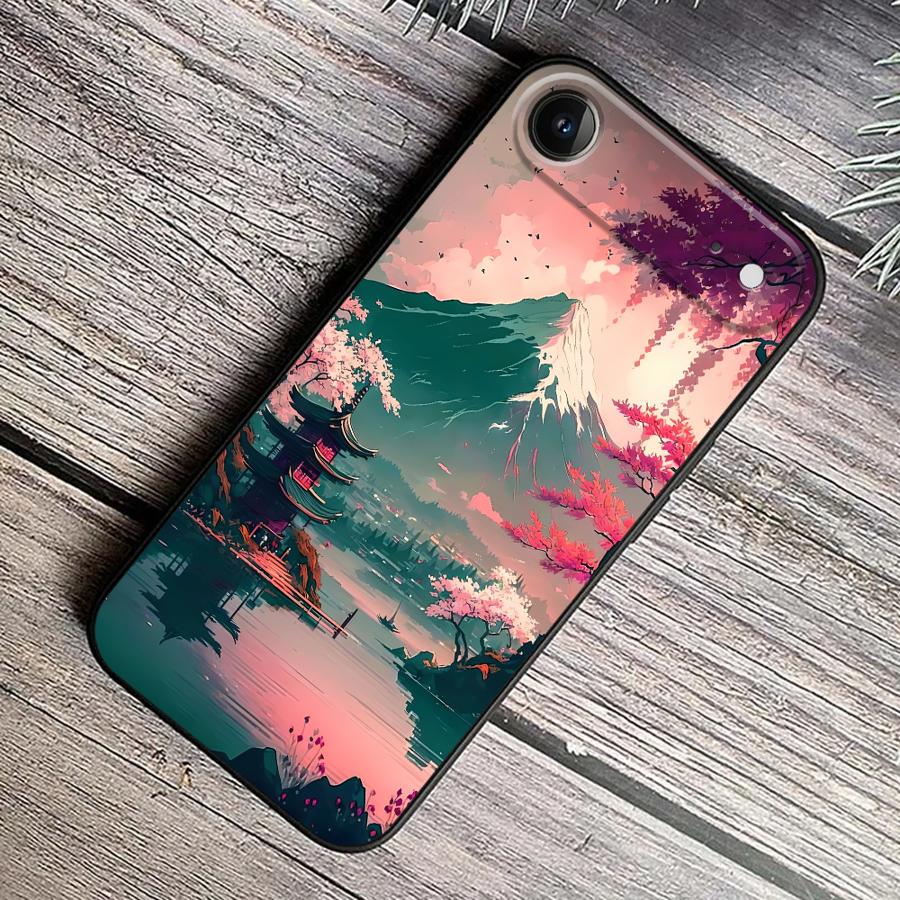 Aesthetic Mount Fuji Funda Pho - Phone Cases Holder review and price