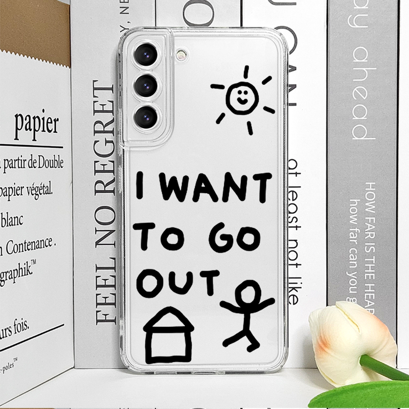 Korean Cute Simple I Want To G - Phone Cases Korean review and price