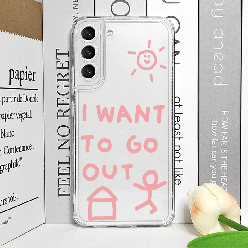 Korean Cute Simple I Want To G - Phone Cases Korean review and price