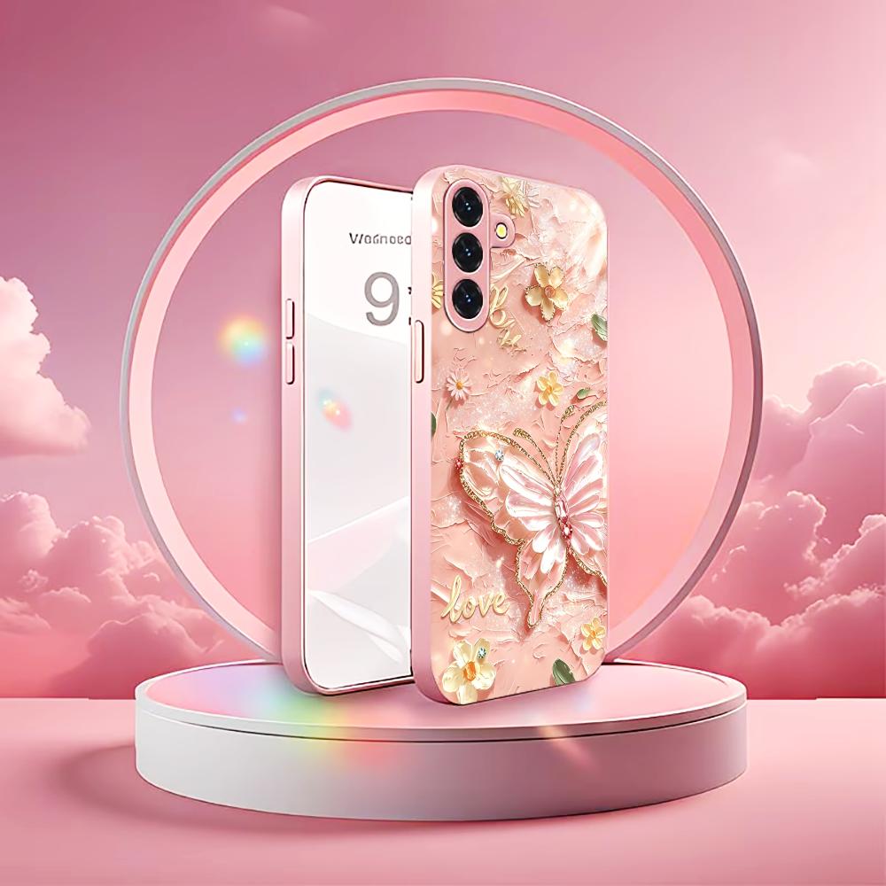Pink Glitter Butterfly Fashion - Phone Cases Quad Lock review and price